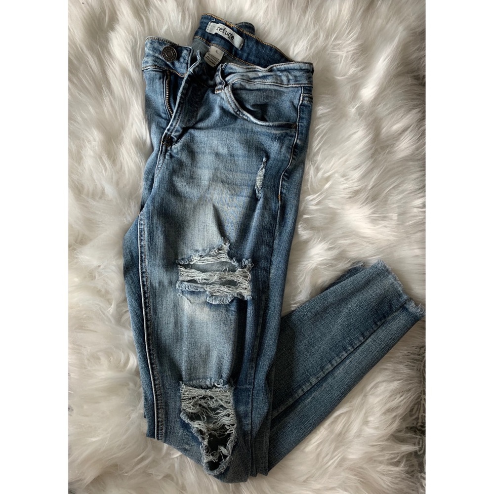 Women’s Refuge Distressed Denim Skinny Jeans